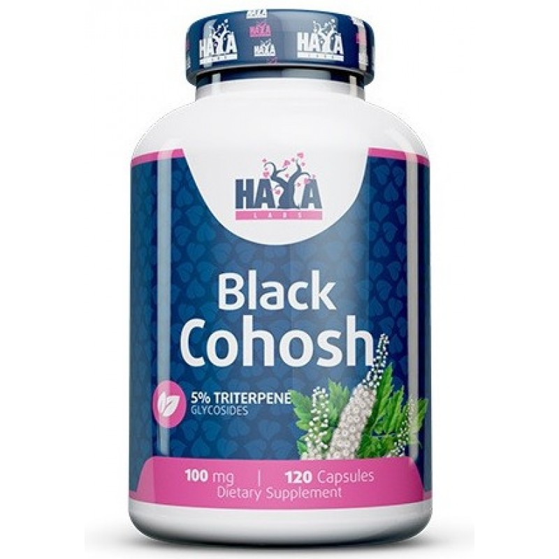 Haya Labs Must Cohosh 100 mg 120 kapslit foto